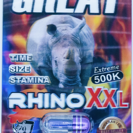 Rhino: Great Rhino XXL 500K Male Enhancement