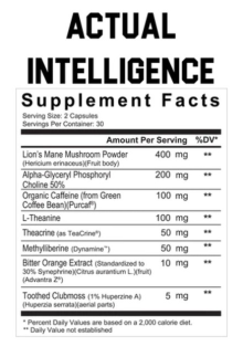 Axe & Sledge: Actual Intelligence 60 Capsules