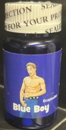 Blue Boy Male Enhancement, 6 Capsule Bottle