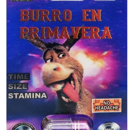 Burro En Primavera, 30000 Blue/Purple Packaging