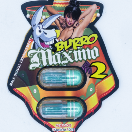 Burro Maximo 2, Double Capsule Male Enhancement