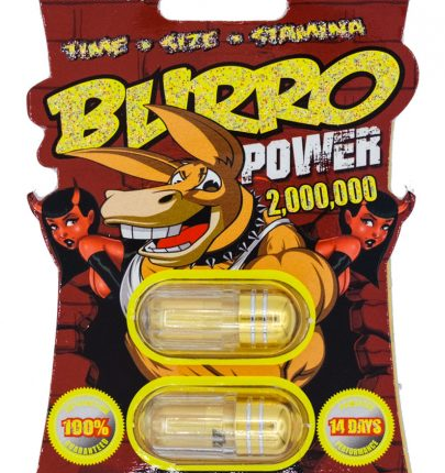 Burro: Power 2,000,000 Double Capsule, Male Enhancement