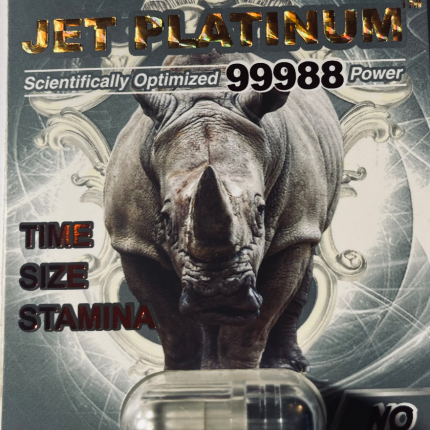 Rhino: Jet Platinum 99988 Male Enhancement