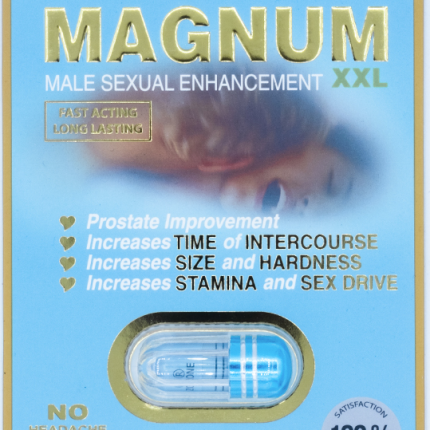 Magnum: 2500k Male Enhancement Sky Blue