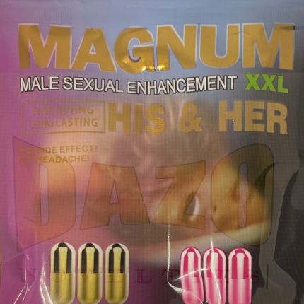 Magnum: His and Her 500k, 6 Capsule Pack