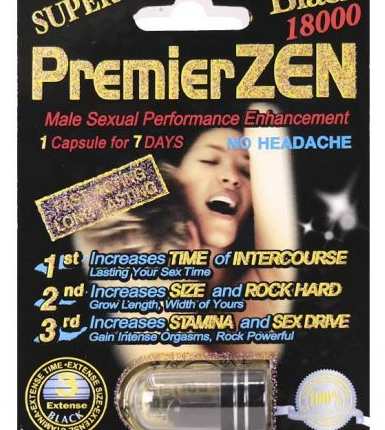 PremierZen: Black 18000 Male Enhancement