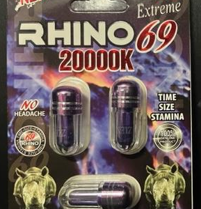 Rhino 69 Trio Extreme 20000K Male Enhancement