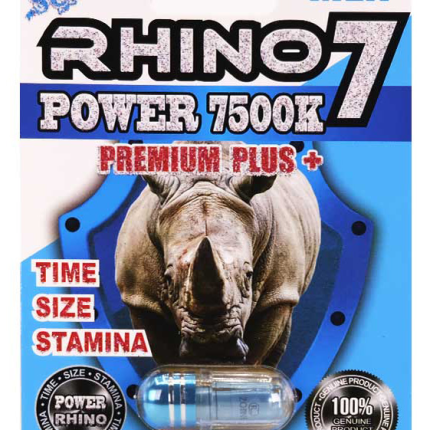 Rhino: Rhino 7 Power 7500k Male Enhancement