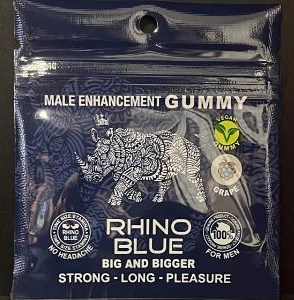 Rhino: Blue Grape Gummy, Male Enhancement