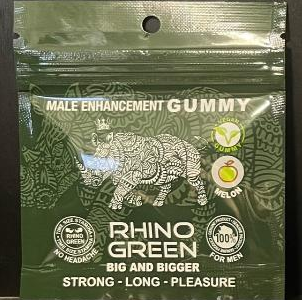 Rhino: Green Apple Gummy, Male Enhancement