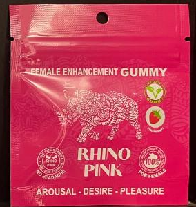 Rhino: Pink Strawberry Gummy, Female Enhancement