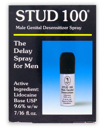 Stud 100: Male Genital Desensitizer Spray, 7/16 fl.oz.